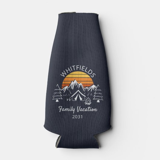 Aangepaste reünie Camping Vacking Reunion Reunion Flesjeskoeler (Voorkant)