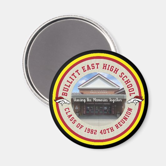 Aangepaste Reunion Ideeën Magnet op middelbare sch (Voorkant / Achterkant)