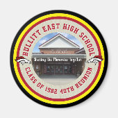 Aangepaste Reunion Ideeën Magnet op middelbare sch (Voorkant)