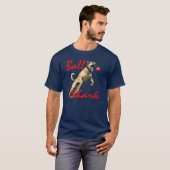 Aangepaste Rev Malinois Ball Shark T-shirt (Voorkant volledig)