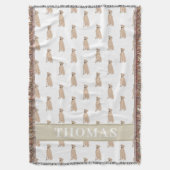 Aangepaste Rhodezische Ridgeback Deken (Voorkant Verticaal)