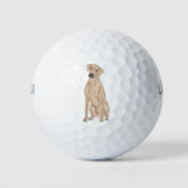 Aangepaste Rhodezische Ridgeback Golfballen (Voorkant)