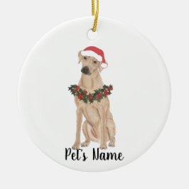 Aangepaste Rhodezische Ridgeback Keramisch Ornament