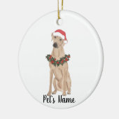 Aangepaste Rhodezische Ridgeback Keramisch Ornament (Links)