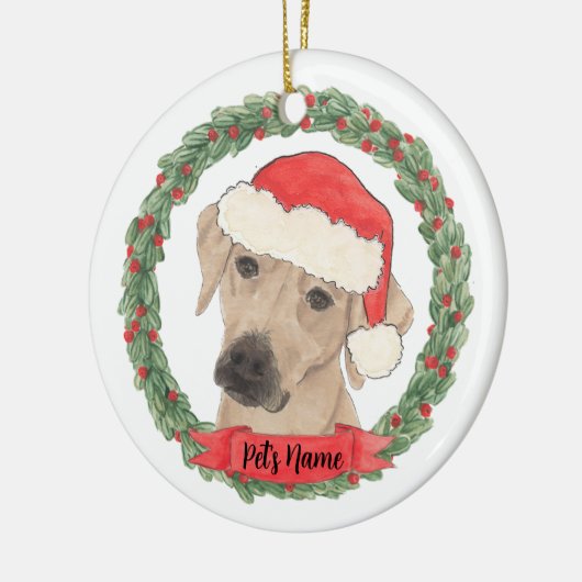 Aangepaste Rhodezische Ridgeback Keramisch Ornament (Links)