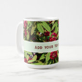 Aangepaste Rhododendron Bloei Koffiemok (Voorkant links)