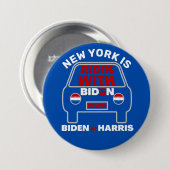 Aangepaste Ridin' met Biden 2020 voor President Ronde Button 7,6 Cm (Voorkant /achterkant)