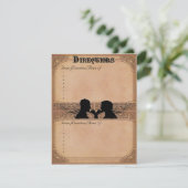 Aangepaste rijroute naar plechtigheid kaart (Staand voorkant)