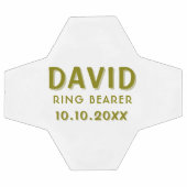 Aangepaste Ringdrager naam bruiloft datum keepomwi Voetbal (Enkel)