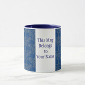 Aangepaste Ringer-Mok, donkerblauw, Gold-effect pa Mok (Midden)