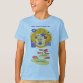 Aangepaste Risograph Artwork T-shirt (Voorkant)