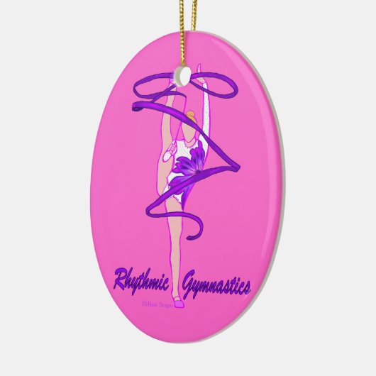 Aangepaste ritmische gymnastieklint keramisch ornament (Links)