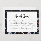 Aangepaste RN verpleegkundigen week | Arts Medisch Bedankkaart (Achterkant)