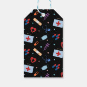 Aangepaste RN Verpleegster | Arts Medisch Patroon Cadeaulabel (Achterkant)