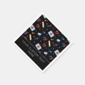 Aangepaste RN Verpleegster | Arts Medisch Patroon Servet (Hoek)