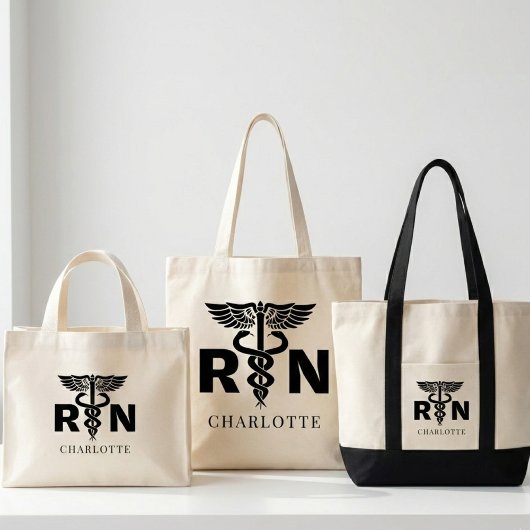 Aangepaste RN-verpleegsters-tas cadeau voor gedipl Mini Tote Bag