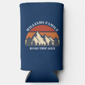 Aangepaste Road Trip Mountain Sunset Seltzer Blikjeskoeler (Voorkant)