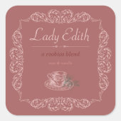  aangepaste Robios rode thee label (Voorkant)