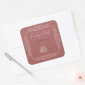  aangepaste Robios rode thee label (Envelop)