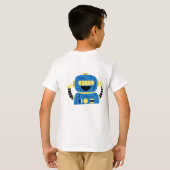 Aangepaste robot t-shirt (Achterkant volledig)
