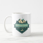 Aangepaste Robuuste familienaam Camping Trip Koffiemok (Links)