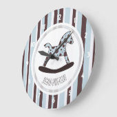 Aangepaste Rocking Horse-wandklok Grote Klok (Hoek)