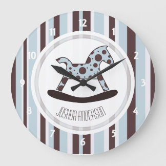 Aangepaste Rocking Horse-wandklok Grote Klok