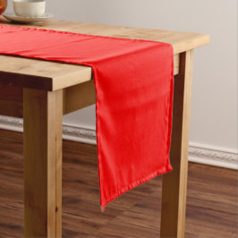 Aangepaste rode 14 "X 72" Runner voor elke gelegen Korte Tafelloper