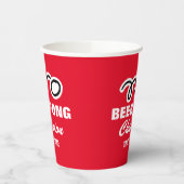 Aangepaste rode bierpongcups papieren bekers (Links)