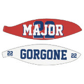 Aangepaste rode, blauwe Basketball Full Size-schoo Basketbal (Panelen)