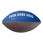 AANGEPASTE RODE BLAUWE NUMMER NAAM TYPOGRAFIE AMERICAN FOOTBALL (Gedraaid 90)