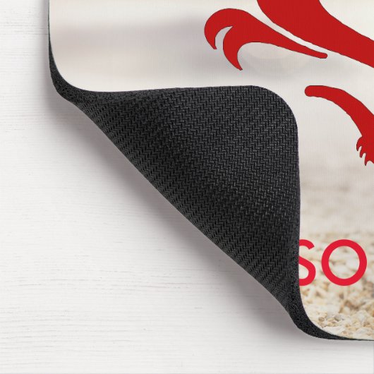 Aangepaste rode draak Muismat (Hoek)