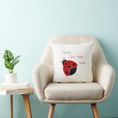 Aangepaste rode en zwarte-juffrouw-buispilllow kussen (Stoel)