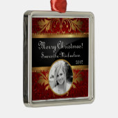 Aangepaste rode glitter-reeks voor sierdoeleinden metalen ornament (Rechts)