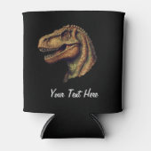 Aangepaste rode groene dinosaurus T-Rex Tyrannosau Blikjeskoeler (Voorkant)