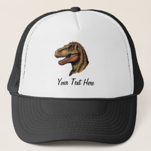 Aangepaste rode groene dinosaurus T-Rex Tyrannosau Trucker Pet
