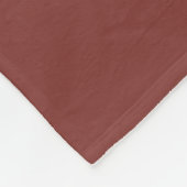 Aangepaste rode honkbal rugzak fleece deken (Hoek)