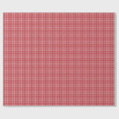 Aangepaste rode kerstsneeuw cadeaupapier (Vlak)
