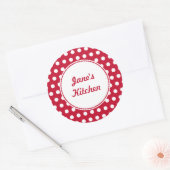 Aangepaste rode keuken Stickers (Envelop)