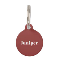 Aangepaste rode onderzeese ID-tag