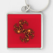 Aangepaste rode product Cute leuk en aardig Sleutelhanger (Voorkant)