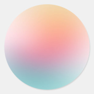 Aangepaste Rode Roze Blauwe Paarse Gele Lege Sjabl Ronde Sticker