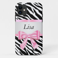 Aangepaste rode roze roze zebrapatroon van Zebra