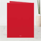 Aangepaste rode rozen Cupido Romantische trendy Va Kaart (Achterkant)
