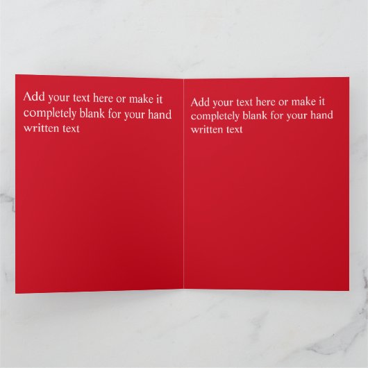 Aangepaste rode rozen Cupido Trendy Romantisch Val Kaart (Binnen)