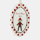 Aangepaste rode sokaap voor sierdoeleinden keramisch ornament (Rechts)