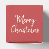 Aangepaste rode sterren | Gepersonaliseerde dozen Bedankdoosjes (Bovenkant)