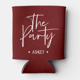 Aangepaste rode “The Party” Can Koeler – Bachelore