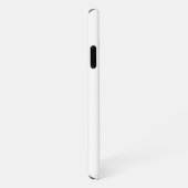 Aangepaste rode tulpbloem Zazzle Basic smartphone iPhone Hoesje (Rechterkant)