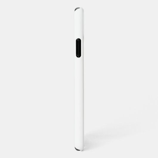 Aangepaste rode tulpbloem Zazzle Basic smartphone iPhone Hoesje (Rechterkant)